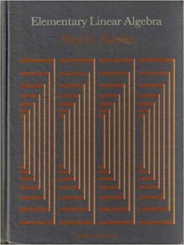 Elementary linear algebra - linear,