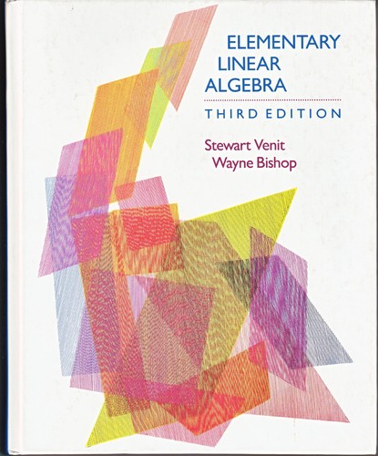 Elementary linear algebra - linear,