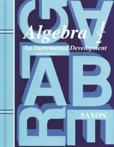 Saxon algebra 3rd - 1/2,,