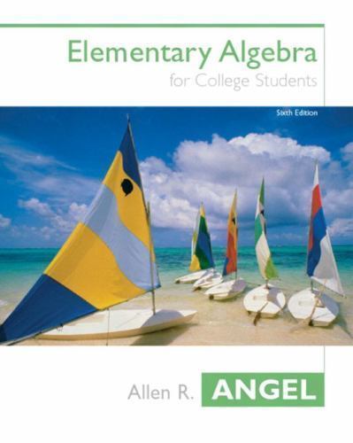 Elementary algebra for college - elementary,