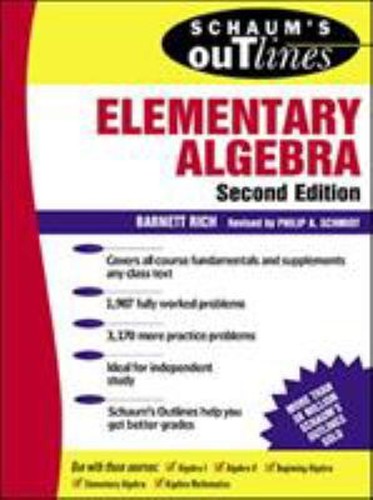 Elementary algebra paperback - elementary,