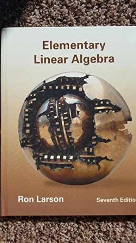 Elementary linear algebra - elementary,