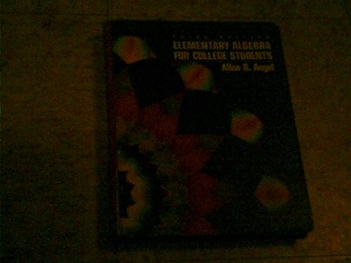 Elementary algebra for college - elementary,