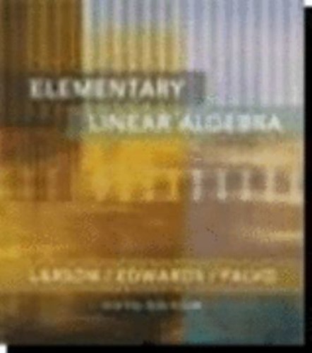 Elementary linear algebra ron - linear,
