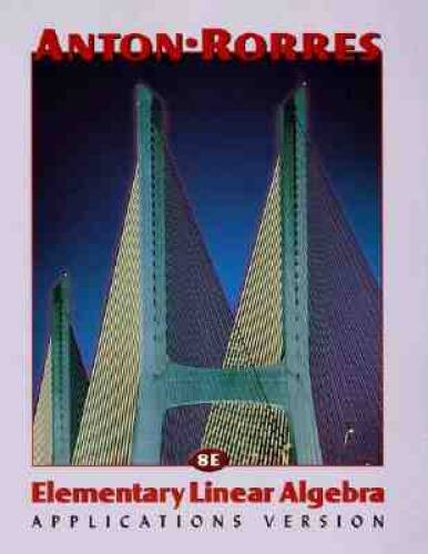 Elementary linear algebra - elementary,