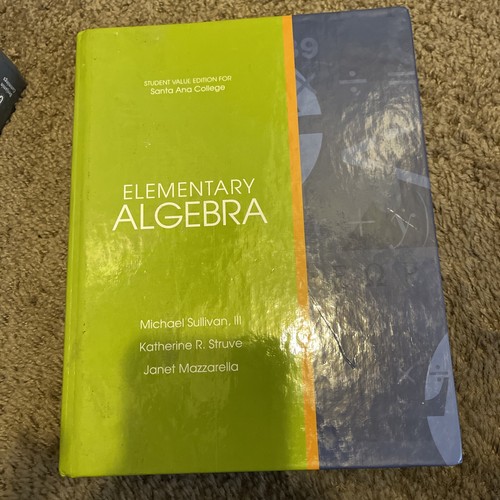 Elementary algebra michael - elementary, by