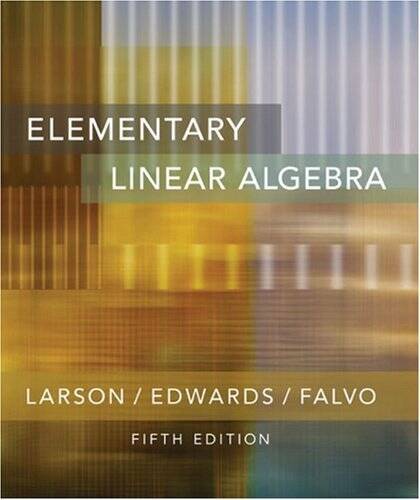 Elementary linear algebra - linear,