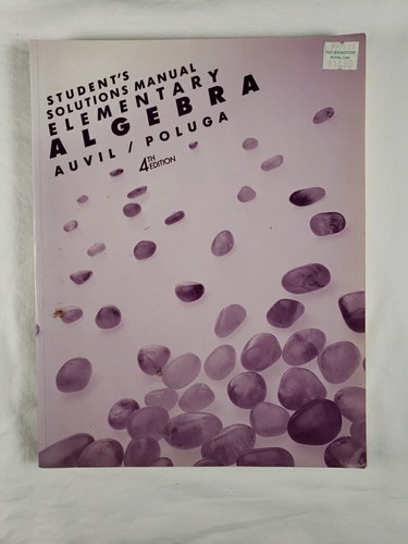 Student solutions manual - student's,