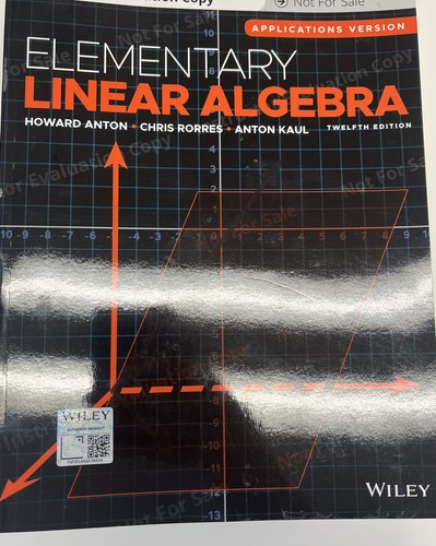 Elementary linear algebra - elementary,