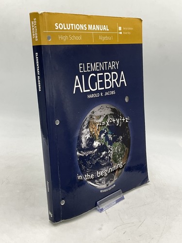 Solutions manual elementary - solutions,