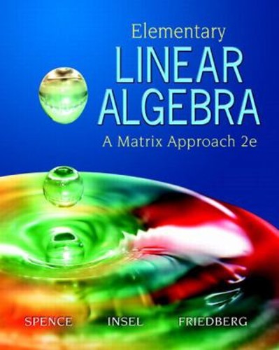 Elementary linear algebra - linear,