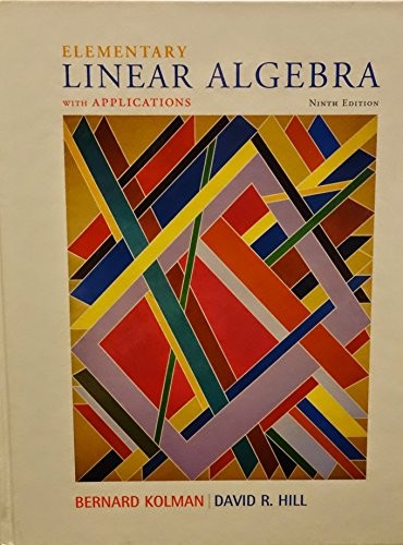Elementary linear algebra - elementary,