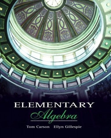 Elementary algebra - elementary,